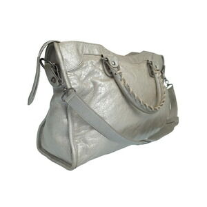Balenciaga Leather The City Shoulder Bag